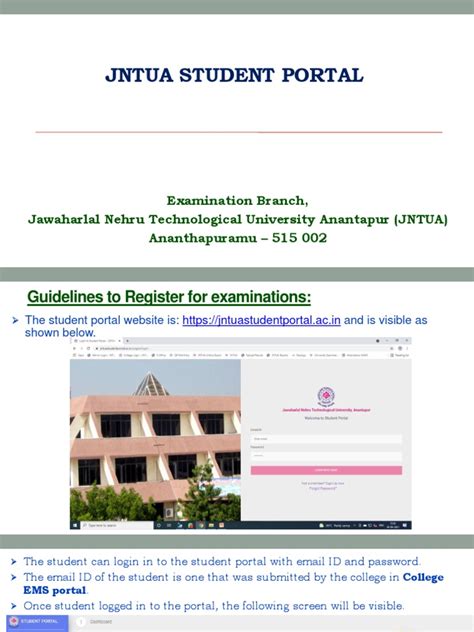 jntua portal.